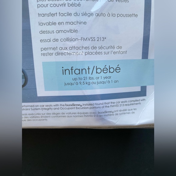 JJ COLE BundleMe Infant Bunting Bag Car Seat Cover - Picture 5 of 7